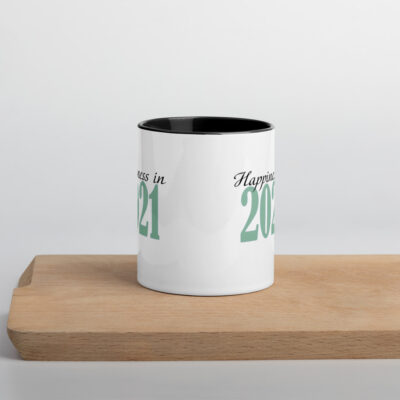 Happiness in 2021 Mug with Color Inside